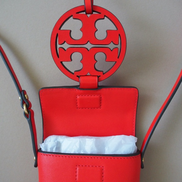 Tory Burch Miller Phone Crossbody Bright Samba - Picture 6 of 8